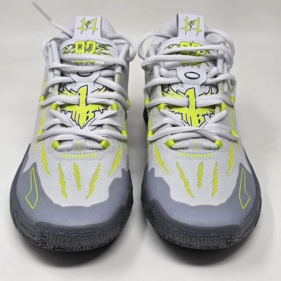 Puma LaMelo Ball MB.03 JR 'Chino Hills Grey Silver 379292-01 Youth Size 5 New - Picture 7 of 11
